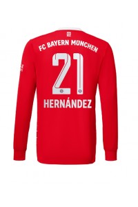 Bayern Munich Lucas Hernandez #21 Voetbaltruitje Thuis tenue 2022-23 Lange Mouw